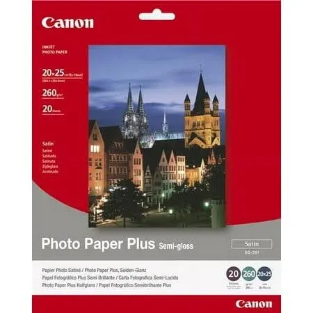 Canon Photo Paper Plus Semi-Gloss SG-201 Inkjet Paper, 4x6&#034;, 50 Sheets Brand New