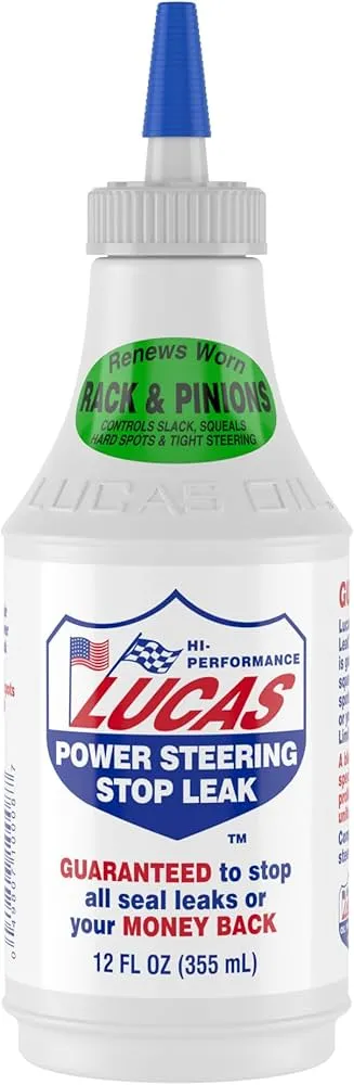 Lucas Power Steering Stop Leak Oil -  12 fl oz dropper