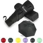 Mini Travel Umbrella for Sun &amp; Rain Small Compact Suit for Pocket with Case