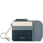 The Sak Iris Card Wallet Dusty Blue Block