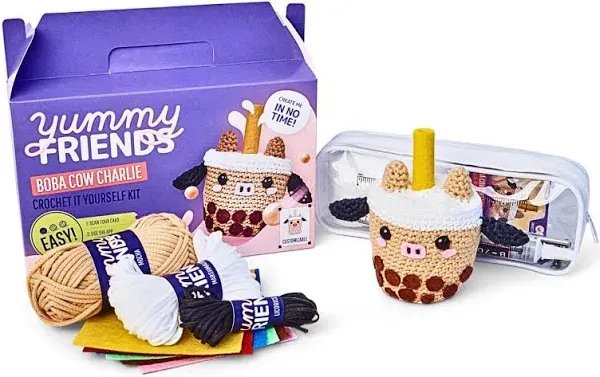 Lion Brand Yummy Friends Crochet Kit