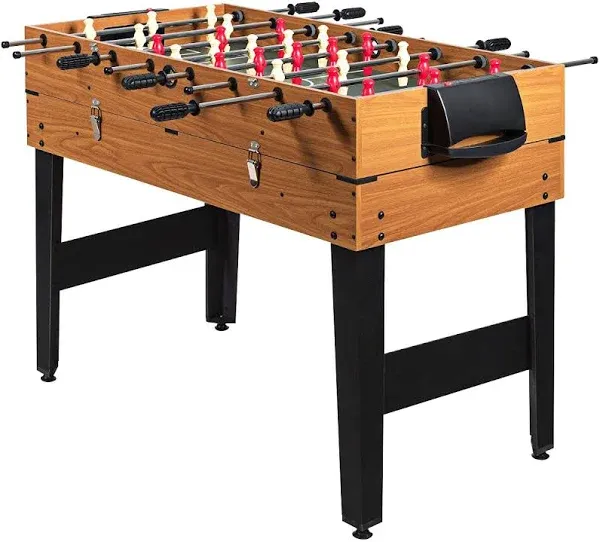 Costway 48 Inch 3-In-1 Multi Combo Game Table with Soccer for Game Rooms