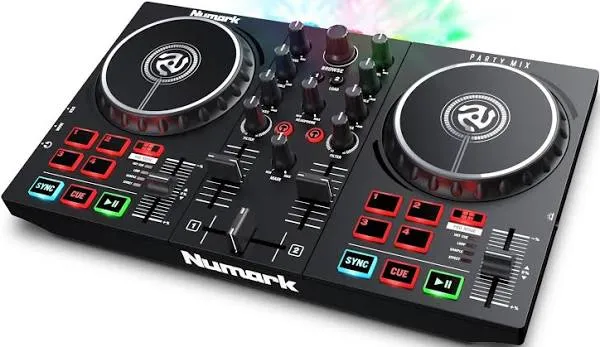 Numark Party Mix DJ Controller with Built-In Light Show