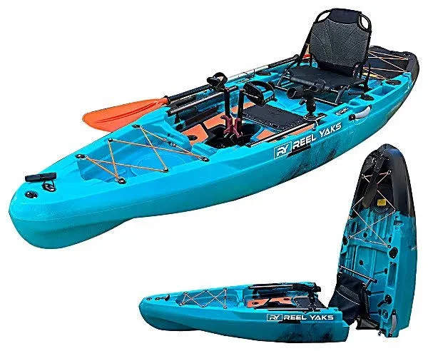 Reel Yaks Rapido Modular Fin Drive Fishing Kayak