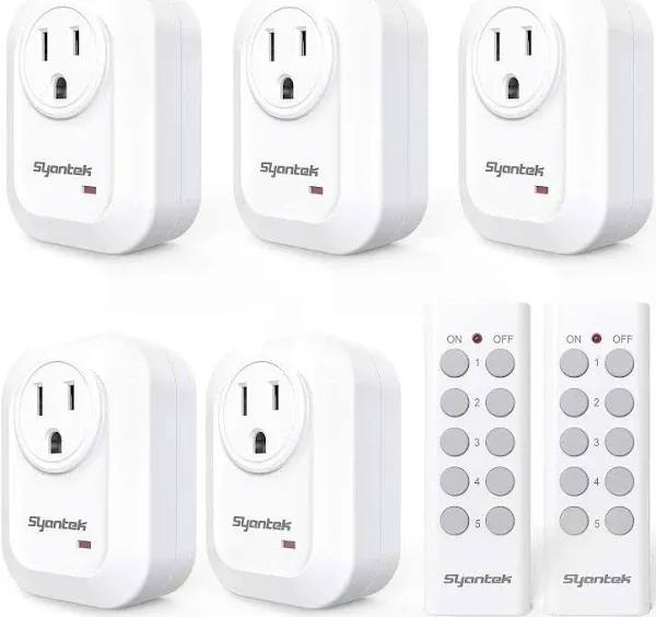 Syantek Wireless Remote Control Outlet Kit