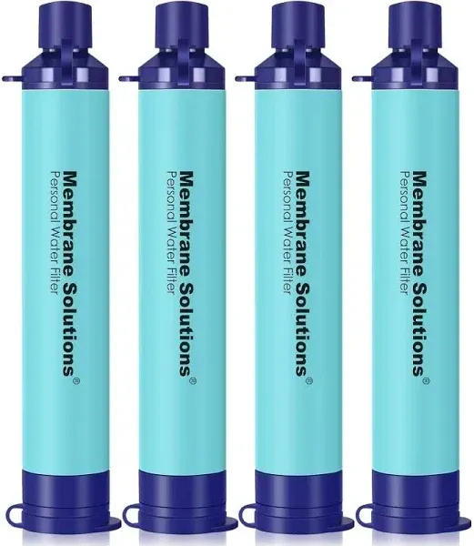 Straw Water Filter, Survival Filtration Portable Gear, Emergency Preparedness