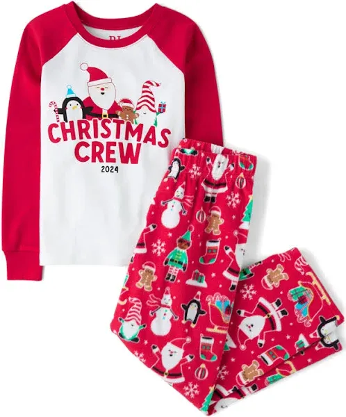 The Children's Place Baby Family Matching, Holiday Pajama Sets, Fleece