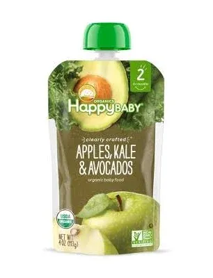 Happy Baby Organics Clearly Crafted Stage 2 Apples