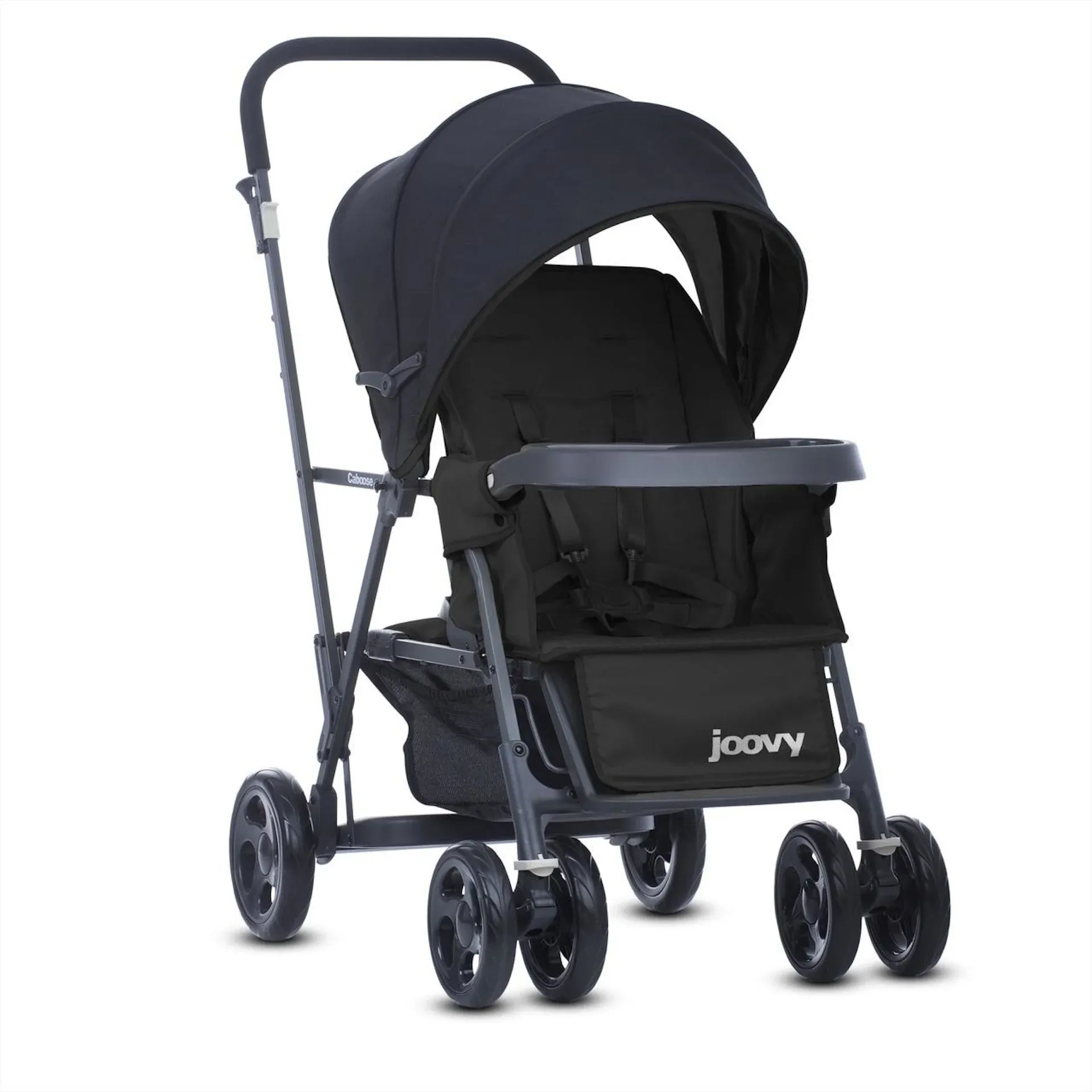 Joovy Caboose Graphite Stand On Tandem Stroller - Black