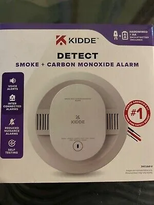 Kidde Detect 30CUD10-V Smoke + Carbon Monoxide Alarm - 10Yr Battery (E10036368)