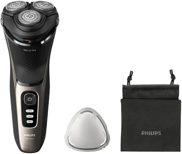 Philips Norelco CareTouch Rechargeable Wet & Dry Shaver with Pop-Up Trimmer