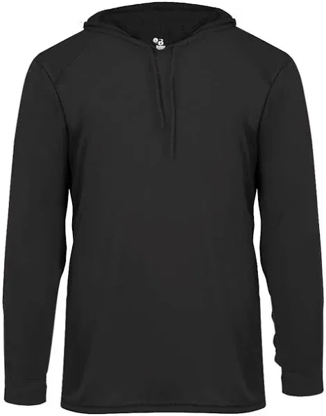 Badger B-Core Hooded Long Sleeve T-Shirt