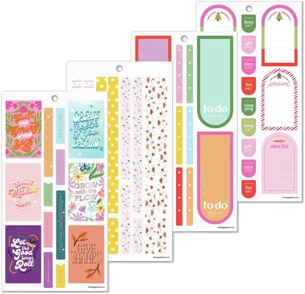 Happy Planner Seasons of Joy Value Pack Stickers