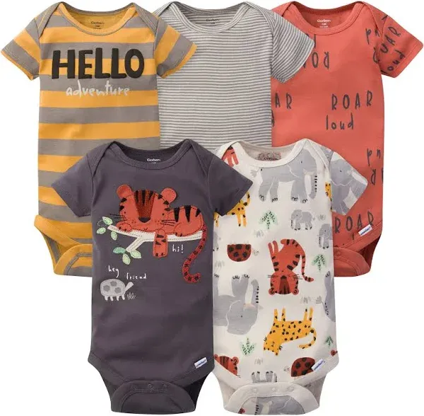 5PCS/Lot Newborn 100% Cotton Girl Clothes Short Sleeve Soft Infant Baby Gifts