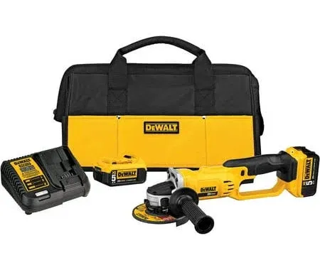 Dewalt DCG412P2 20V MAX Lithium-Ion Grinder Tool Kit