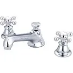 Water Creation F2-0009-01 American 20th Century Classic Widespread Lavatory Faucet with Pop-Up Drain