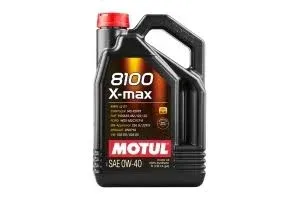 Motul 8100 X-max 0W-40 Synthetic Oil 5 Liters (104533)