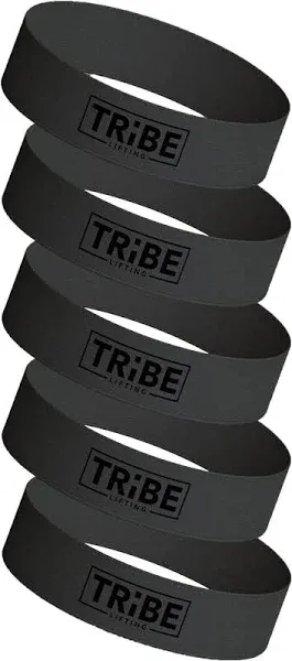 Tribe Lifting Fabric Resistance Bands for Working Out - Exercise Bands Resistance Bands Set - Workout Bands Resistance Bands for Legs - Leg Bands