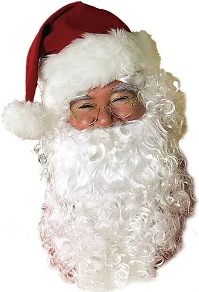 Rubies Santa Beard Adult Wig Set