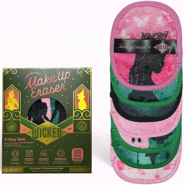 Wicked 7-Day Makeup Eraser Set