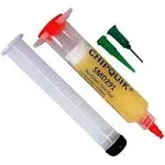 ChipQuik Tack Flux No Clean in A 10cc Syringe w/Plunger & Tip - SMD291