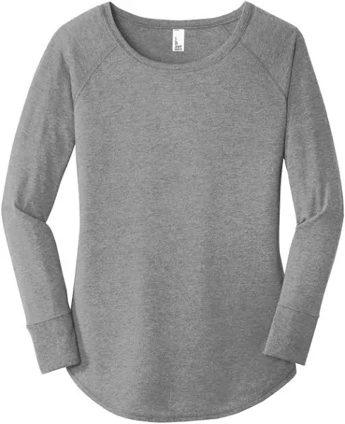 District Women's Perfect Tri Long Sleeve Tunic Tee