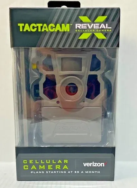 Tactacam Reveal x Pro Waterproof No Glow IR Black Flash Cellular Trail Camera