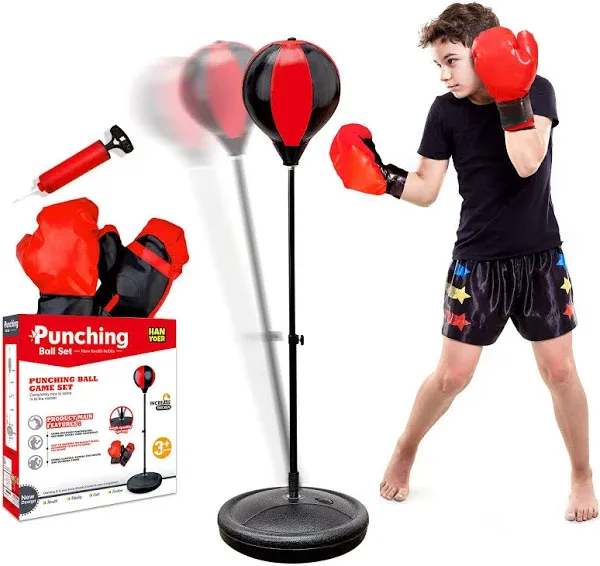 Hanyoer Kids Punching Bag with Stand