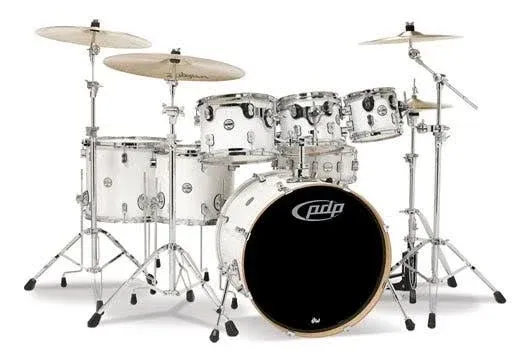 PDP Concept Maple Shell Pack - 7-Piece - Satin Black