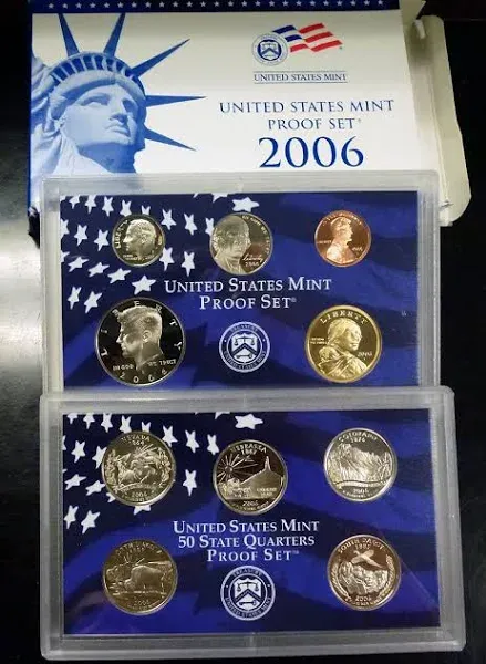 2006 S Proof Set Original Box US Mint . Combine shipment.