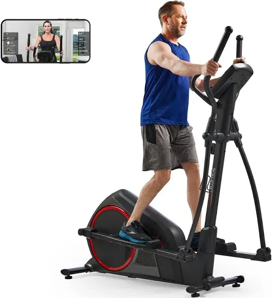 Sunny Health & Fitness Smart Heavy-Duty Elliptical Exercise Machine Adult/Seniors Full Body Low-Impact Cardio Cross Trainer