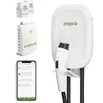 Emporia Level 2 48 Amp UL Listed EV Charger with Load Management White / J1772 / NEMA 14-50