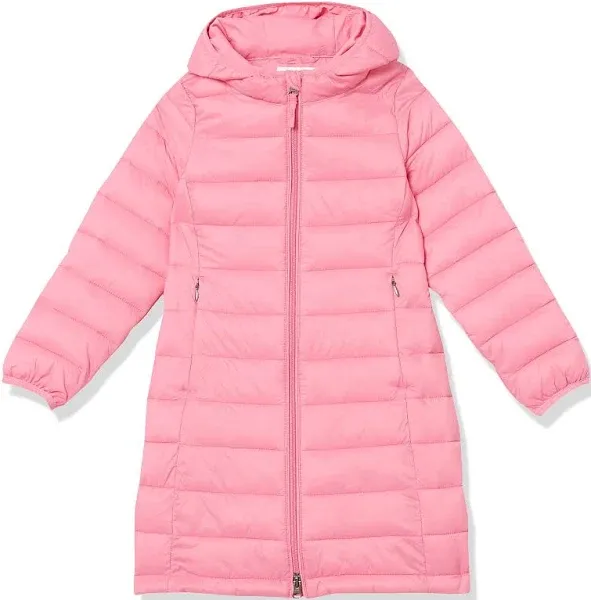 Amazon Essentials Girls' Hooded Puffer Jacket