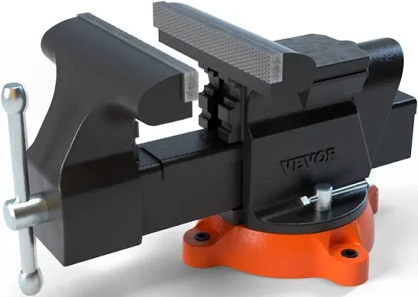 VEVOR Bench Vise 360 Swivel Locking Base Ductile Iron