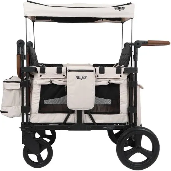 Keenz XC+ - Luxury Comfort Stroller Wagon 4 Passenger Cream