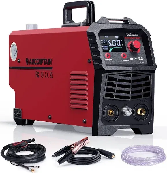 Arccaptain Plasma Cutter CUT50 Dual Voltage Portable HF Start Cutter