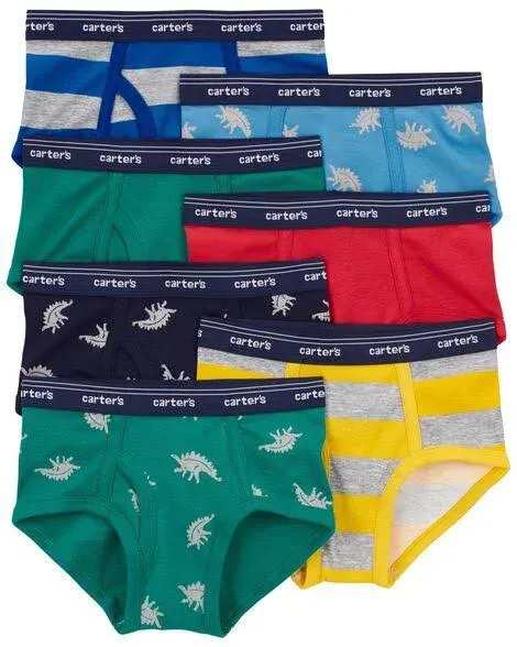 Kid 7-Pack Cotton Briefs Underwear