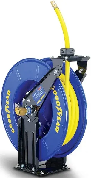 Goodyear Heavy Duty 3/8&#034; x 50&#039; 00PSI Premium Foot Air/Water Hose Reel