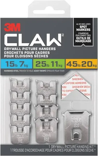 3M Claw Drywall Picture Hangers Variety Pack