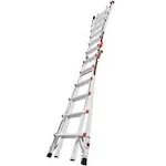 Little Giant Model 15426-801 | Velocity, Model 26 - ANSI Type iA - 300 lb Rated, Aluminum Articulated Extendable Ladder with Ratchet Levelers