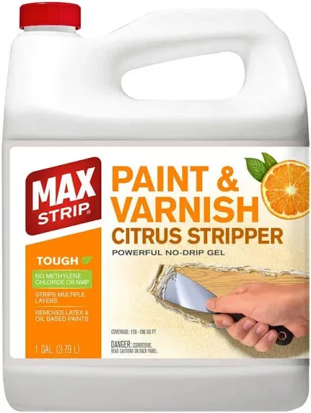 Max Strip Paint &amp; Varnish Stripper 32oz - Paint Stripper for multiple layers ...