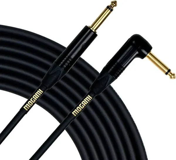 Mogami Gold Instrument Cable Right Angle