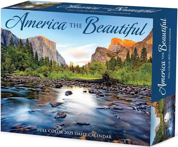 Willow Creek Press,  America the Beautiful 2025 Desk Calendar