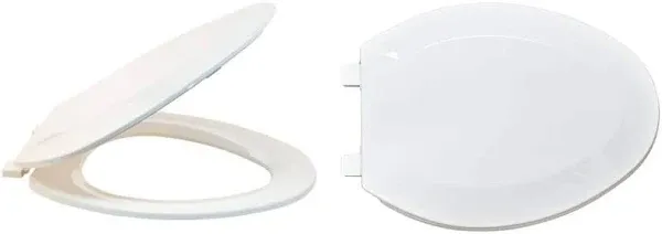 EZ-FLO 65903 Elongated Plastic Toilet Seat - White