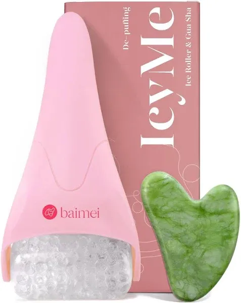 BAIMEI Cryotherapy Ice Roller and Gua Sha Facial Tools