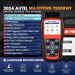 Autel MaxiTPMS TS508WF TPMS Relearn Tool, 2024 WiFi Ver. of TS508 TS501 TS408S TS601, Activate/Relearn/Diagnosis All Sensors, Program Autel