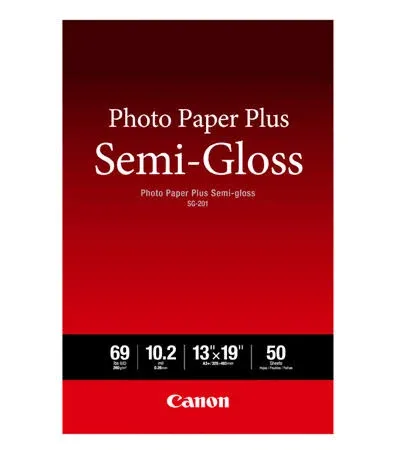 Canon SG-201 Photo Paper Plus Semi-Gloss 13x19 A3+ 50 Sheets