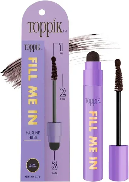 Toppik Fill Me in Hairline Filler, Dark Brown