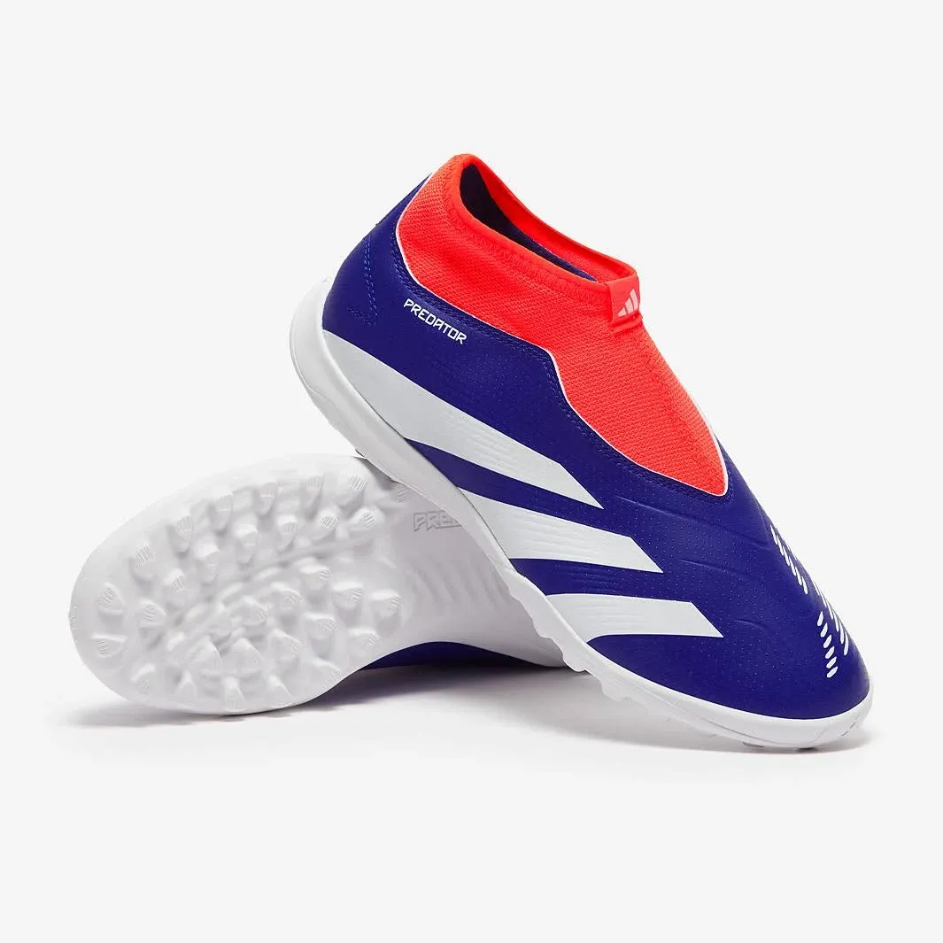 Adidas Predator League Laceless Turf Boots Kids - Lucid Blue - Size: 5