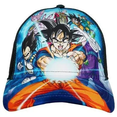 Dragon Ball Z Athletic Mesh Pre-Curved Bill Snapback Cap